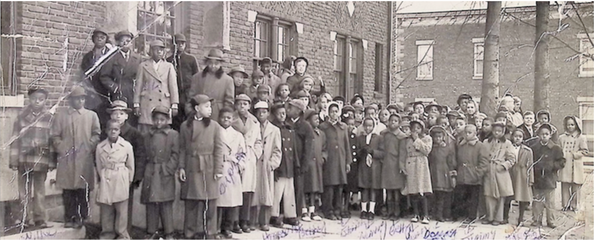 Historical photo of Englewood residents